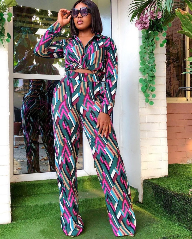 Busy woman fall 2 piece