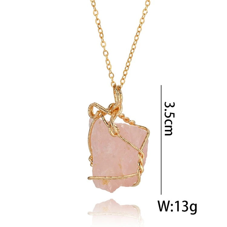 Crystal Wrapped Necklace