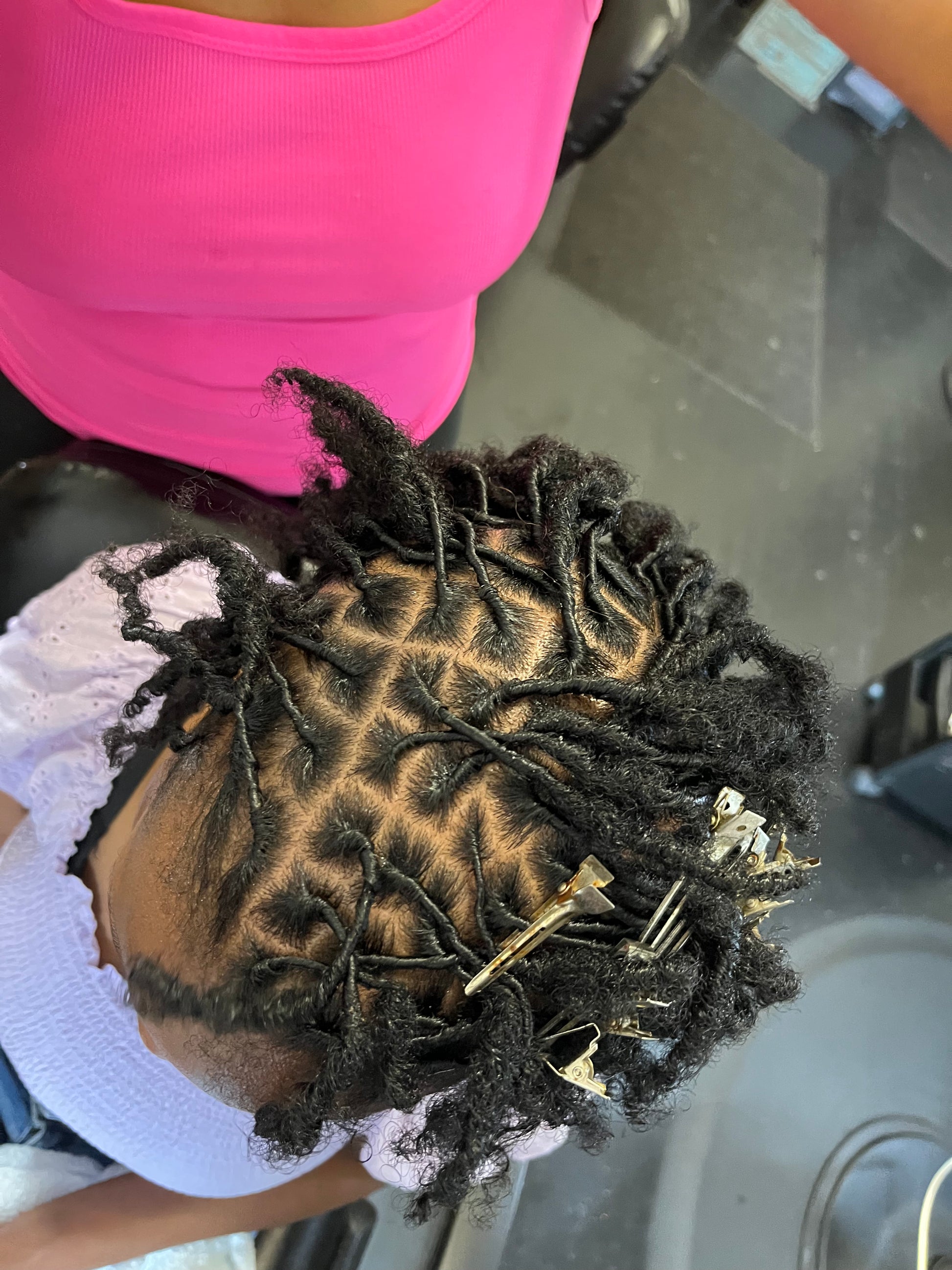 Loc Re-twist with Clips 